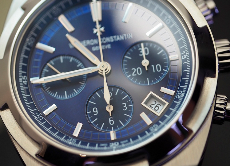 Vacheron Constantin Overseas steel chronograph ref. 5500V dial