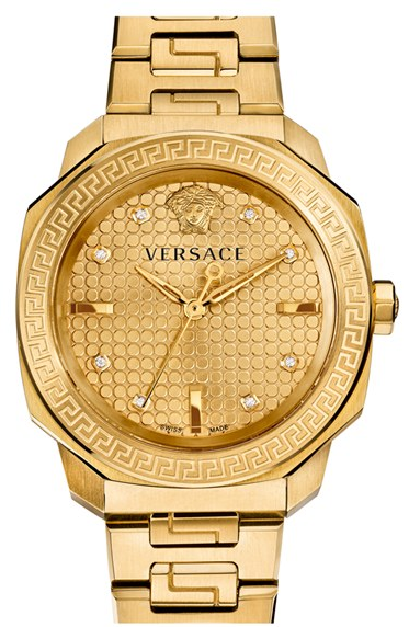 Front of Versace Dylos Bracelet watch 