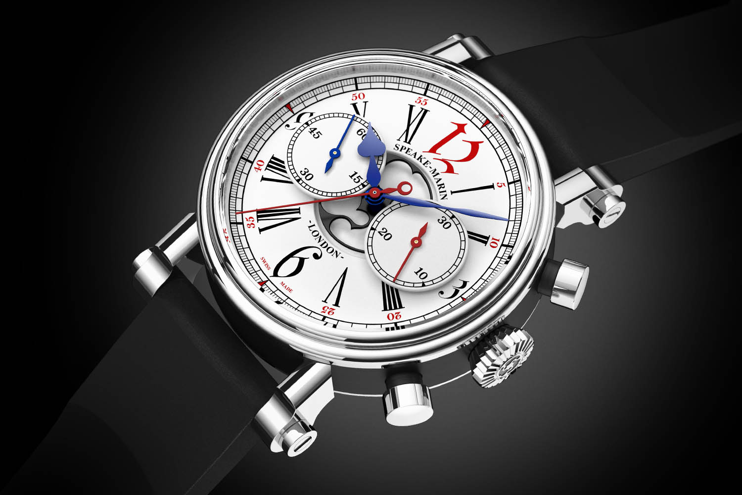 Side Of Speake-Marin London Chronograph Special Edition Watch