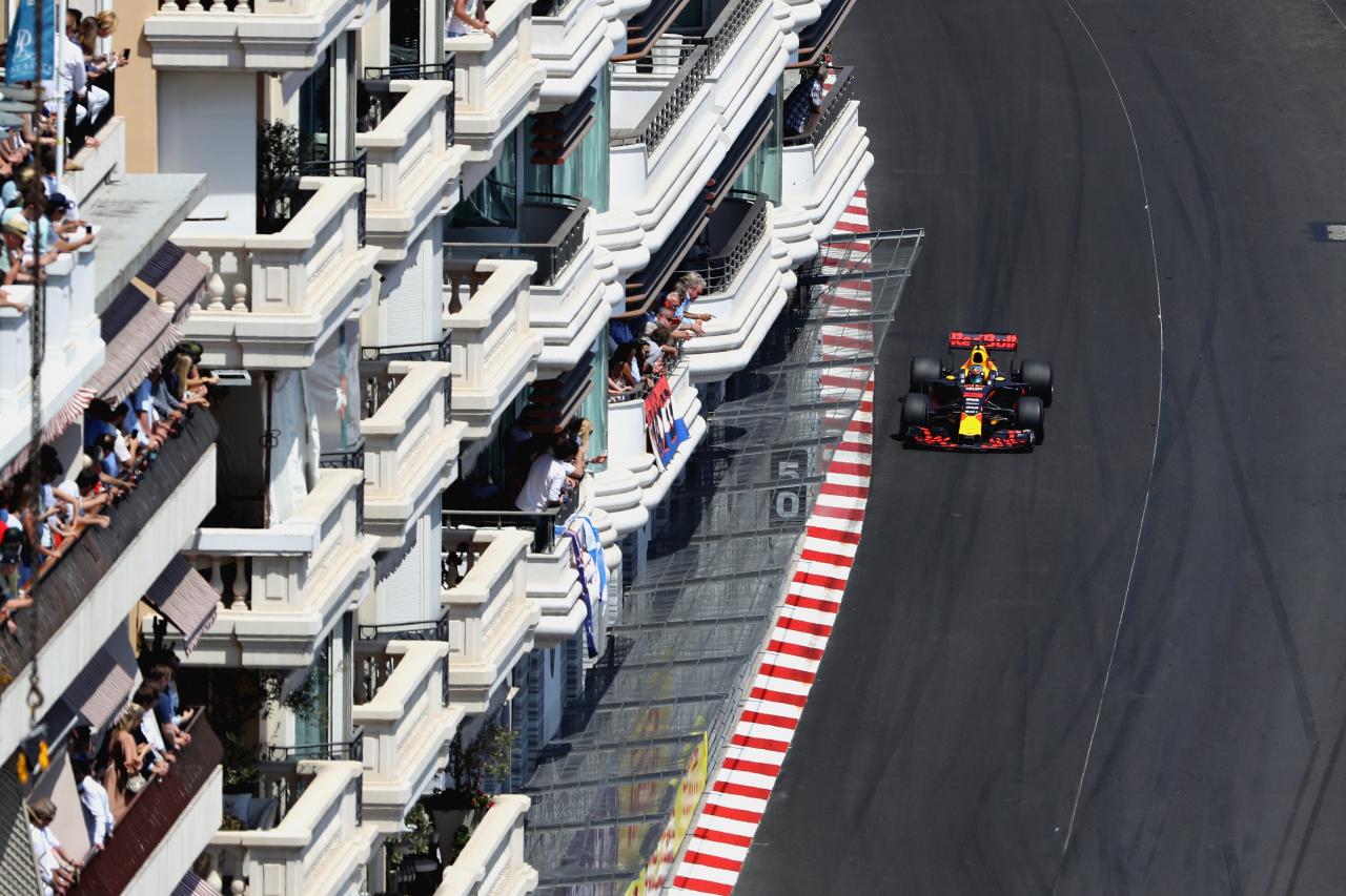 Red Bull Racing on the track, Monaco Grand Prix