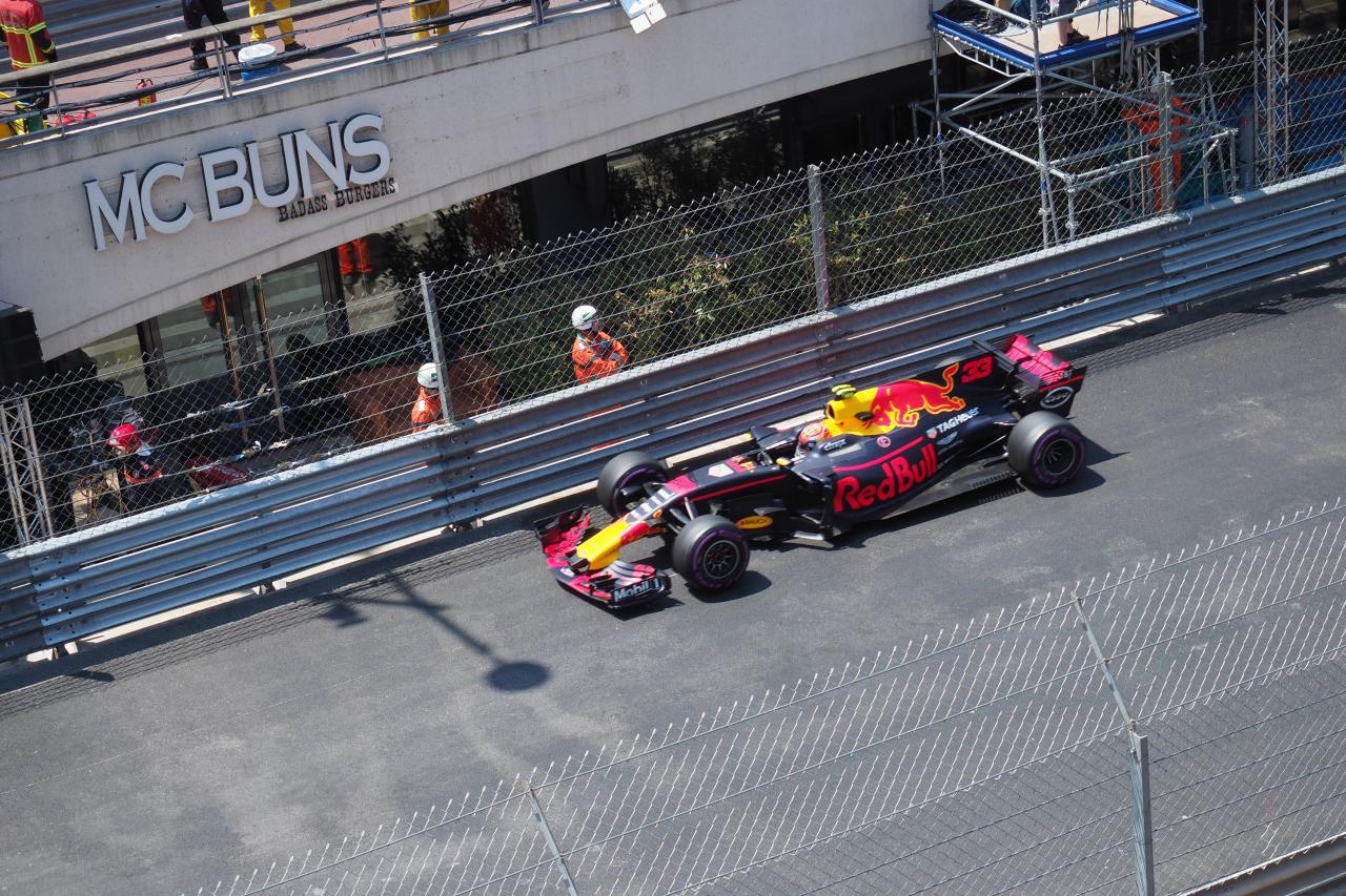 Team Red Bull on qualifying day at the Monaco Grand Prix