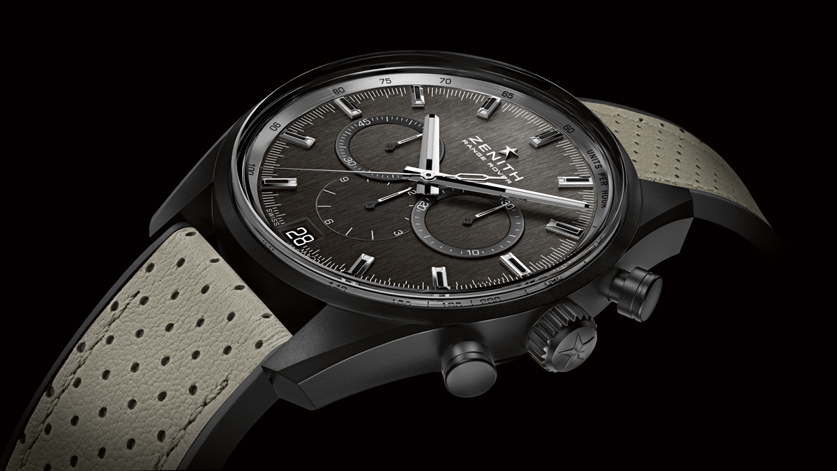 The new Zenith Range Rover watch is the result of a partnership between Zenith and Land Rover. 