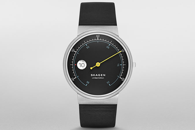 Skagen Ancher Mono Limited Edition Leather Watch