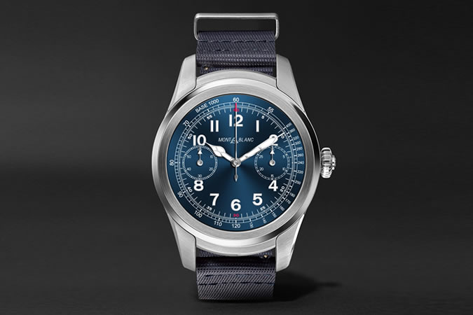 MONTBLANC Summit 46mm Stainless Steel And Rubber Smartwatch