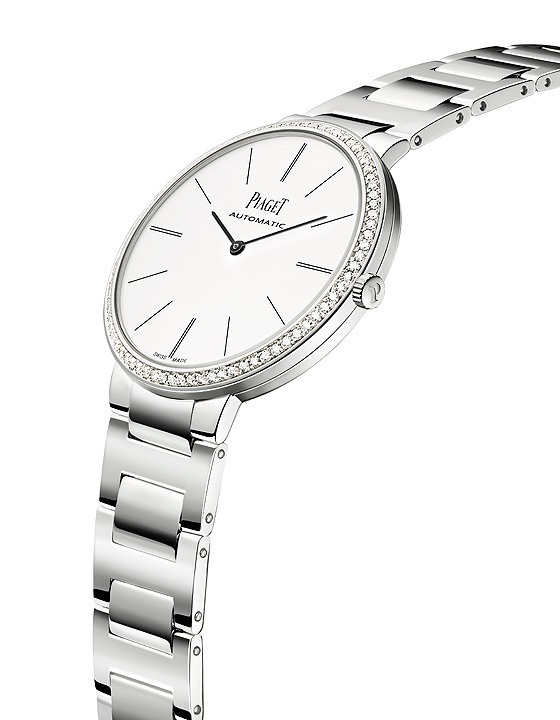 rose- or white-gold Piaget automatic watch