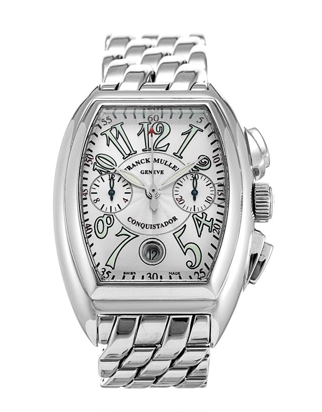 Franck Muller Silver Stainless Steel Watch