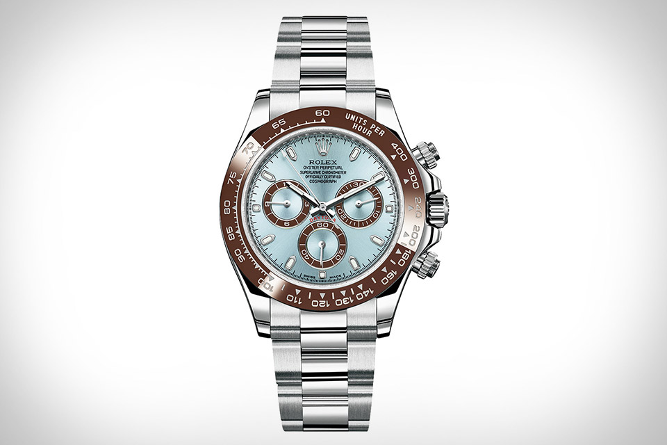 Front of Rolex Daytona Platinum watch 02