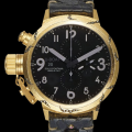 Front of U-Boat Opere Uniche Hera yellow gold watch
