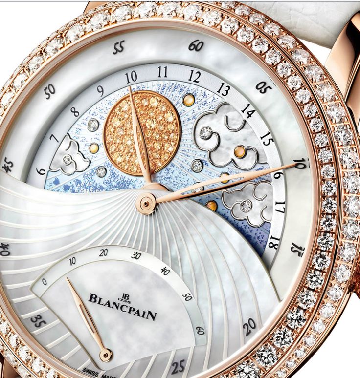 Graceful Blancpain Nuit Et Jour Ladies Diamonds Watch - Swiss Watches ...