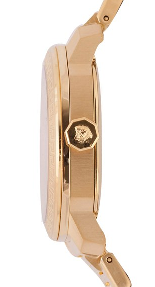 Side of Versace Dylos Bracelet watch 