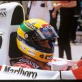 Ayrton Senna at the Monaco Grand Prix