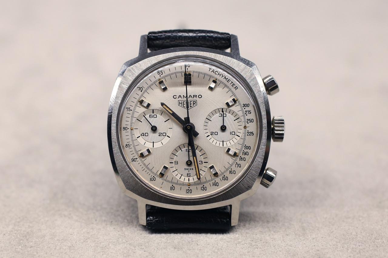 A Heuer Camaro chronograph from the 1970s.